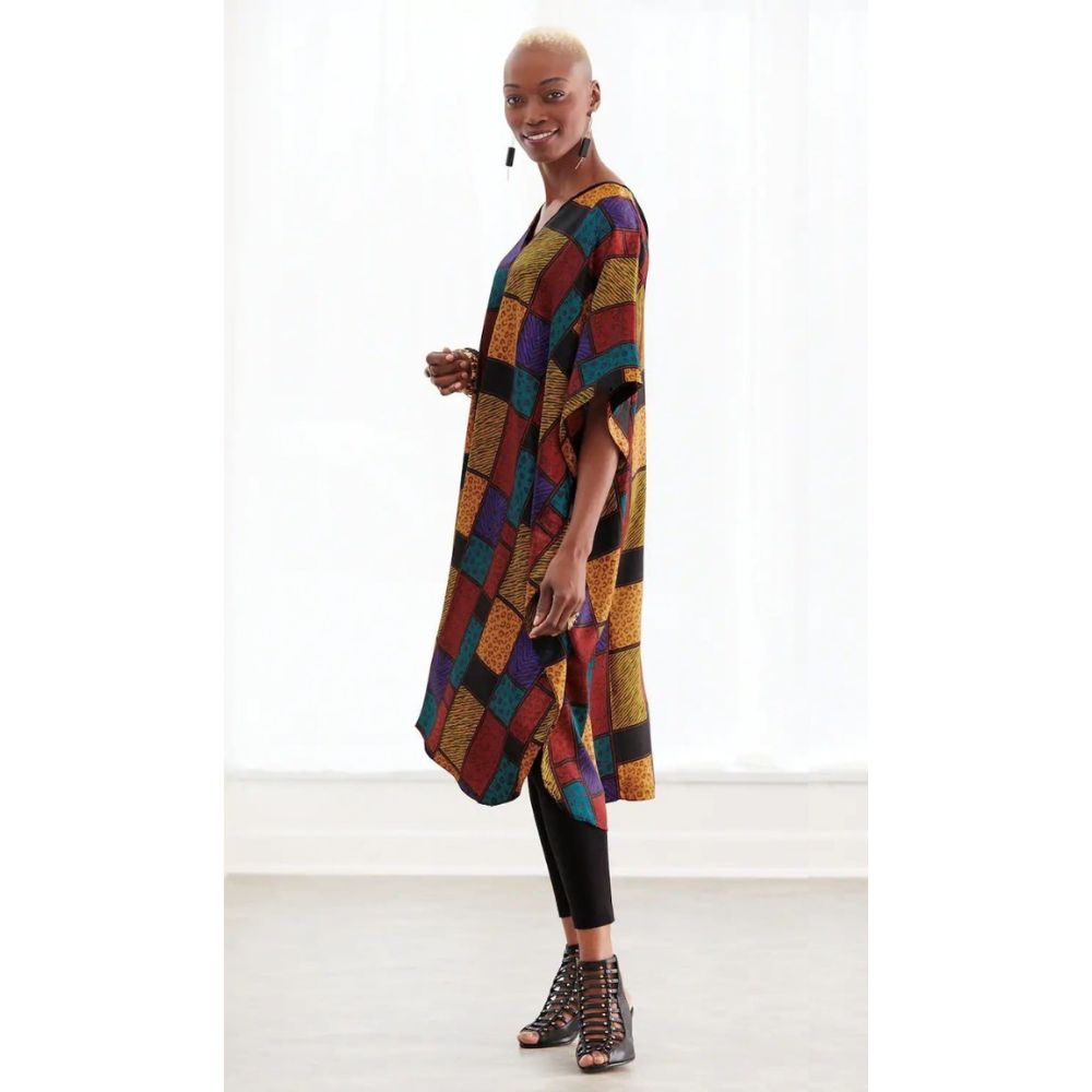 Block Print Midi Kaftan.