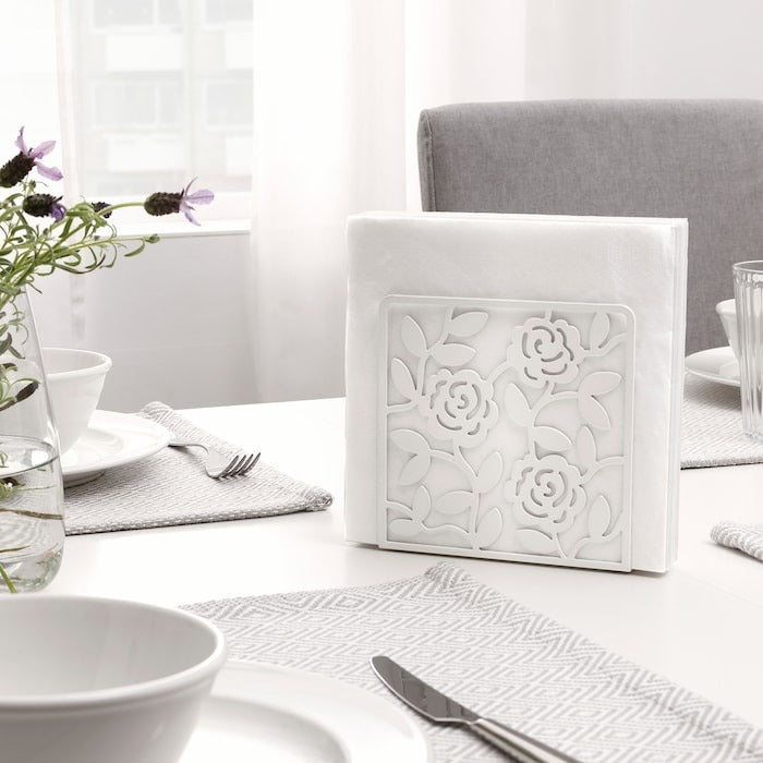 IKEA LIKSIDIG Napkin Holder White Color.