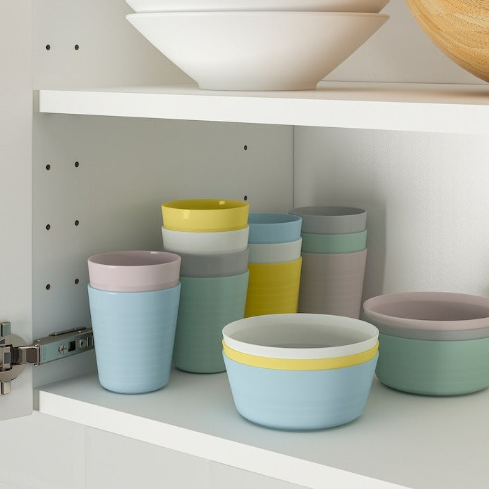 IKEA KALAS bowl for kids in mixed colors.