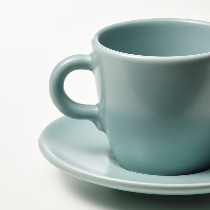 IKEA FARGKLAR Cup with saucer