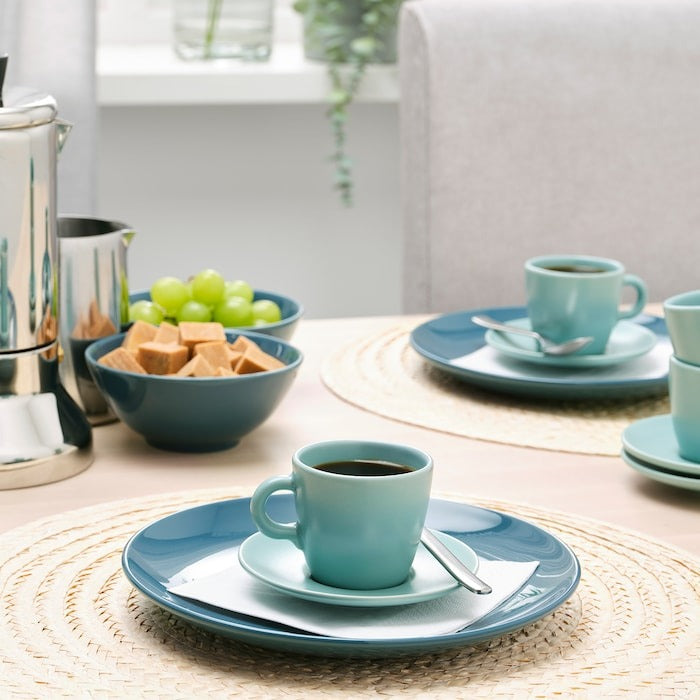 IKEA FARGKLAR Cup with saucer