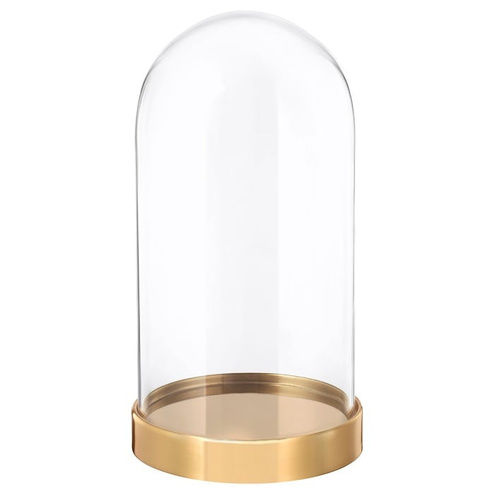 IKEA glass dome with base.