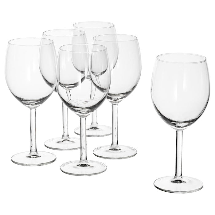IKEA SVALKA Juice glass, clear glass, 30 cl, pack of 6.