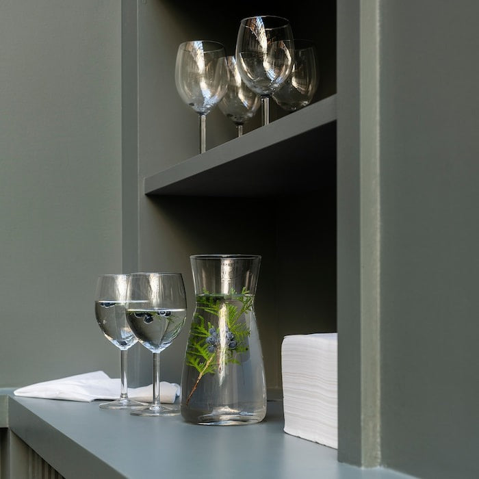 IKEA SVALKA Juice glass, clear glass, 30 cl, pack of 6.