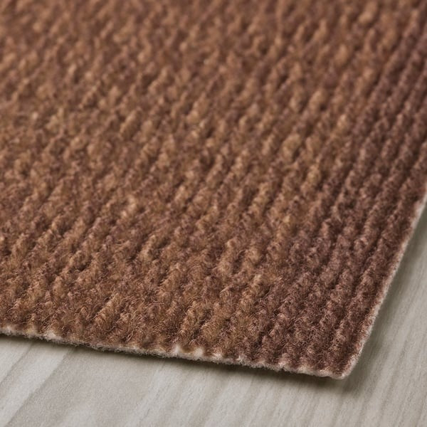 IKEA KLAMPENBORG door mat indoor brown 35x55 cm small entryway mat.
