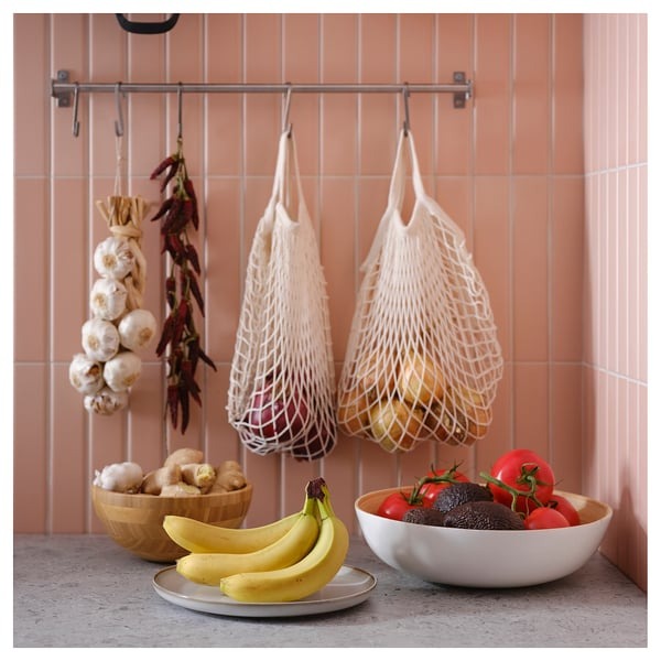 IKEA KUNGSFORS stainless steel S-hook pack of 5 kitchen storage hooks.