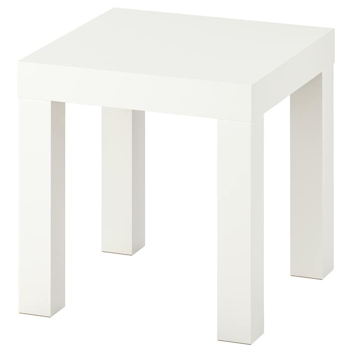 IKEA LACK Side table in white color size 35x35 cm.