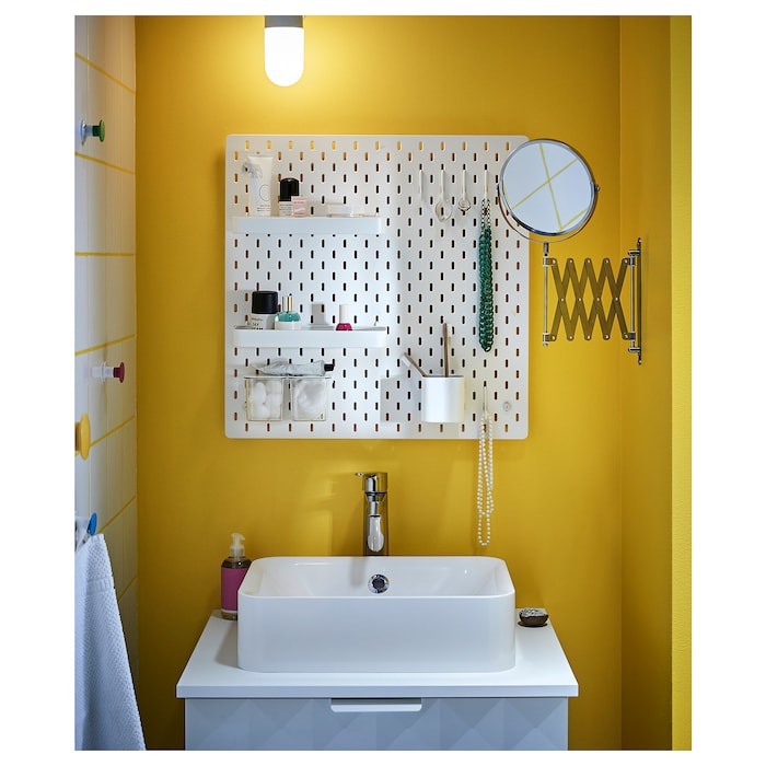IKEA two sided mirror for makeup and shaving.