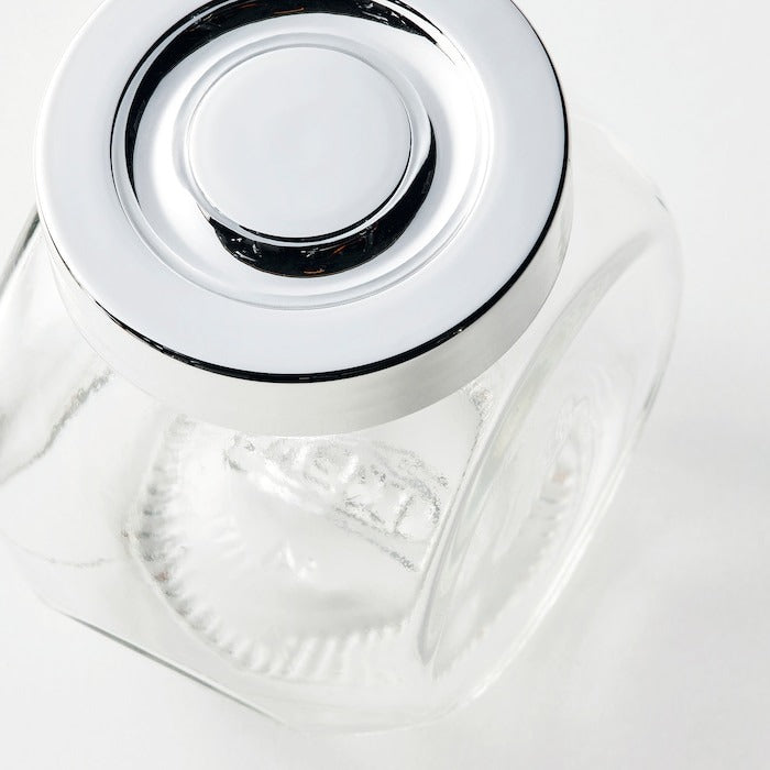 IKEA RAJTAN spice jar in clear glass pack of 4.