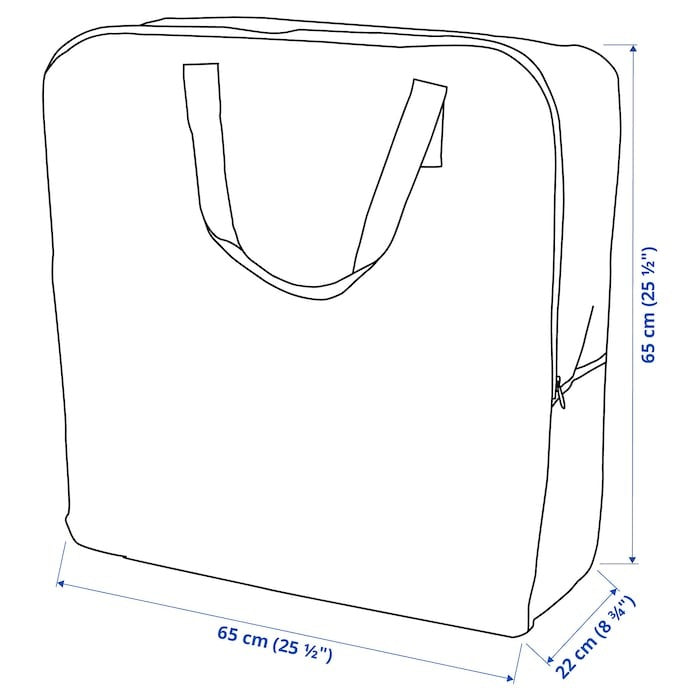 IKEA DIMPA Transparent Storage Bag.