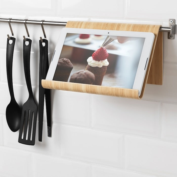 IKEA Tablet Stand Bamboo Material VIVALLA.