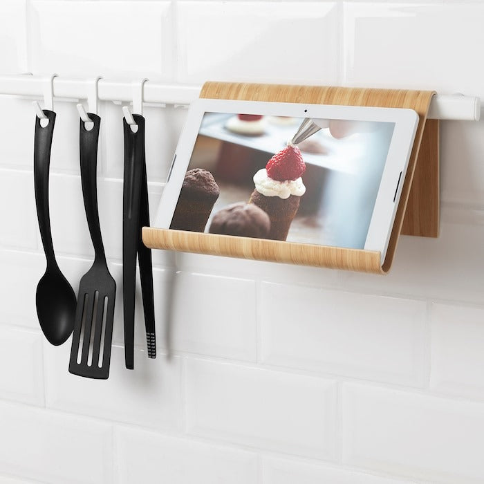 IKEA Tablet Stand Bamboo Material VIVALLA.
