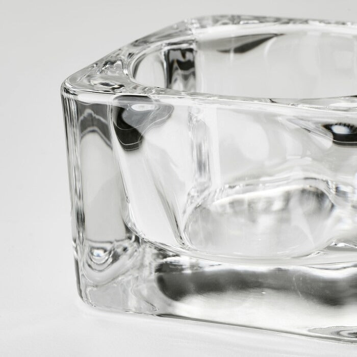 IKEA GLASIG tealight holder clear glass pack of 5.