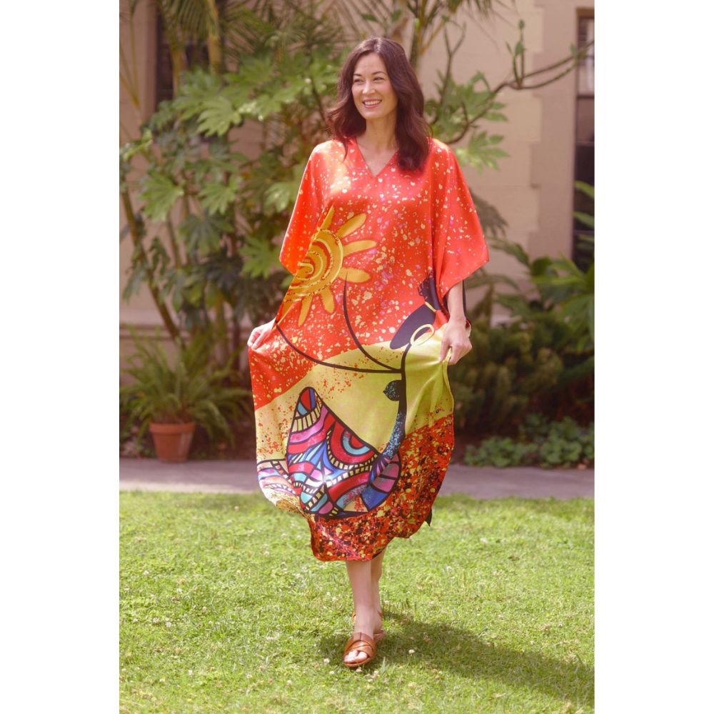 Sunburst Long Kaftan.
