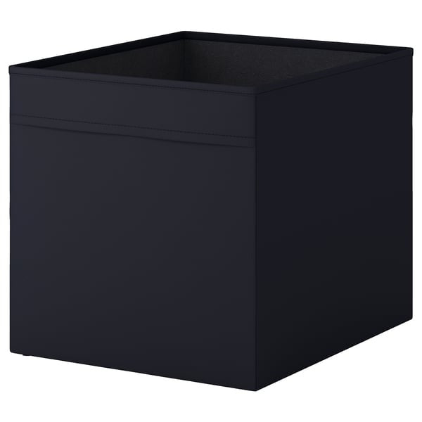 IKEA DRONA box in black color.