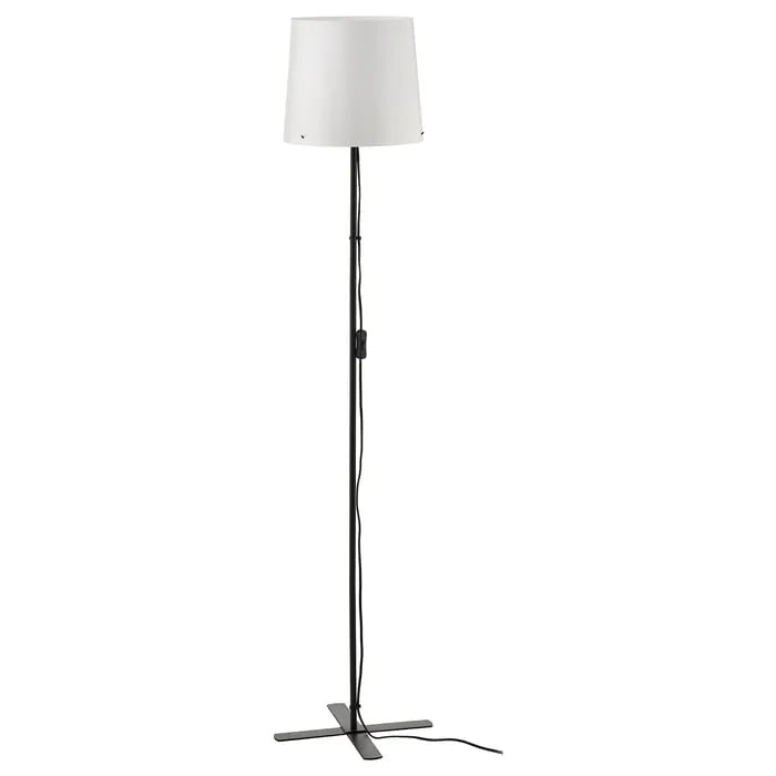 IKEA BARLAST floor lamp black/white 150 cm.