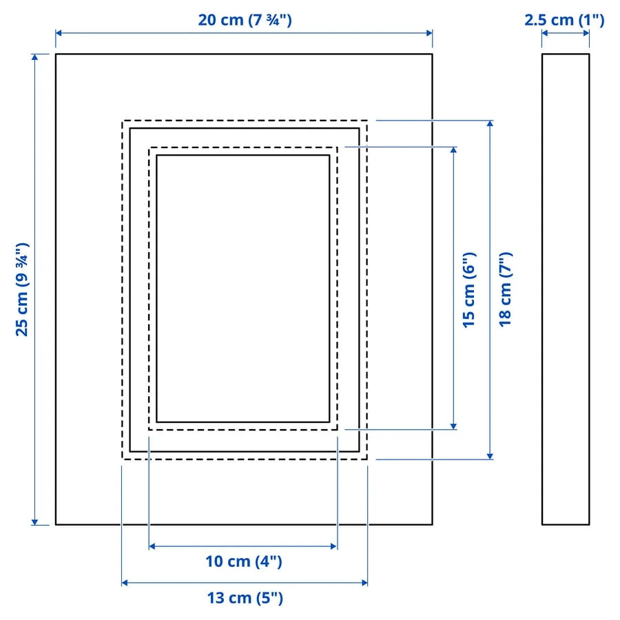 IKEA EDSBRUK frame 13x18 cm detail