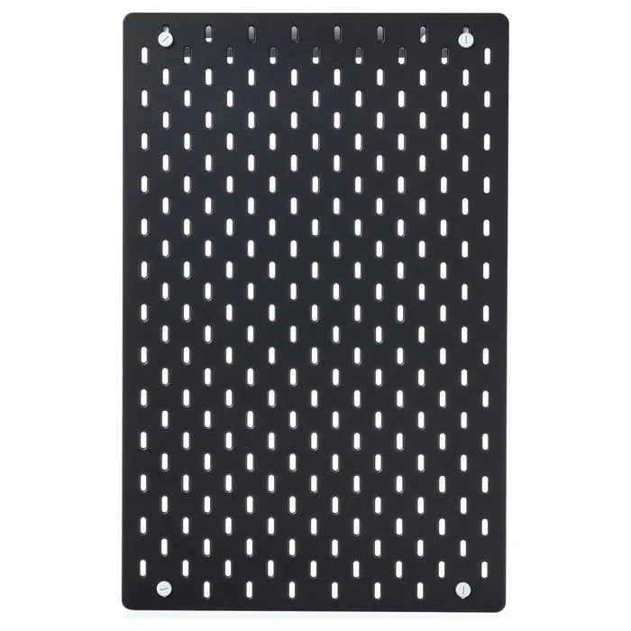 SKÅDIS wall-mounted storage board IKEA 36x56 cm black.