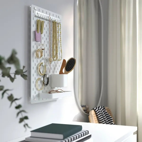 SKÅDIS pegboard wall-mounted storage IKEA 36x56 cm.