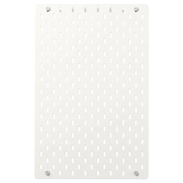 IKEA SKÅDIS Pegboard white 36x56 cm wall organizer.
