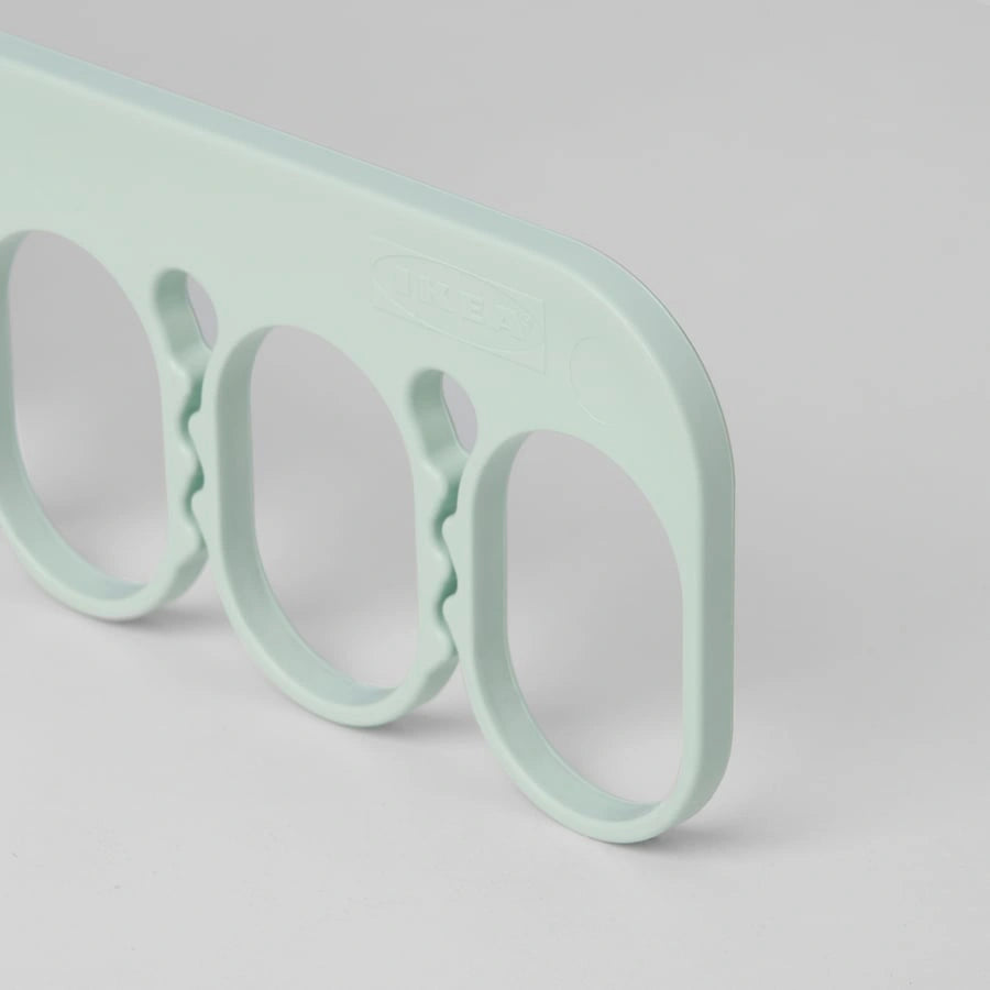 Close-up of IKEA SLIBB grip clips for laundry