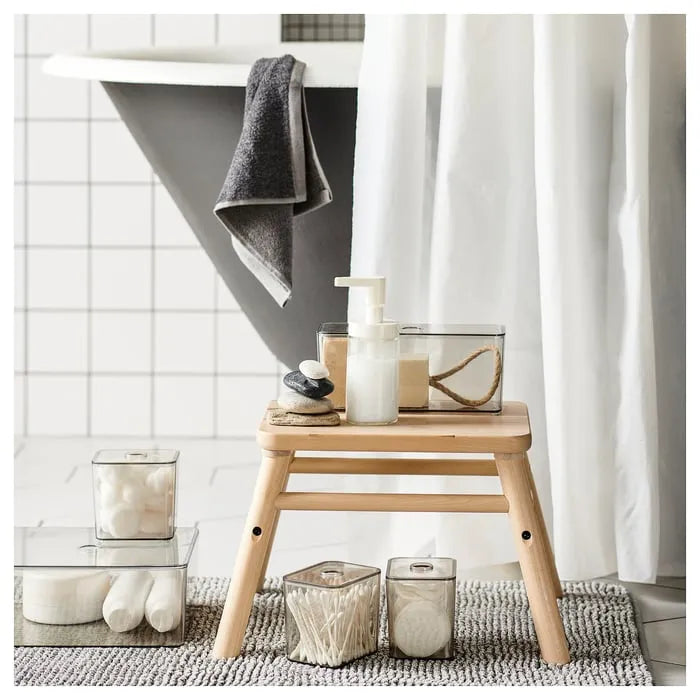 IKEA TACKAN dispenser used with bathroom accessories