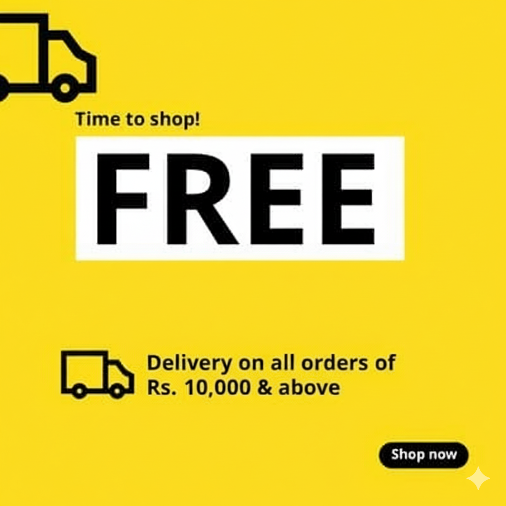 IKEA free delivery on orders Rs. 10,000 and above across Pakistan including Karachi, Lahore and Islamabad