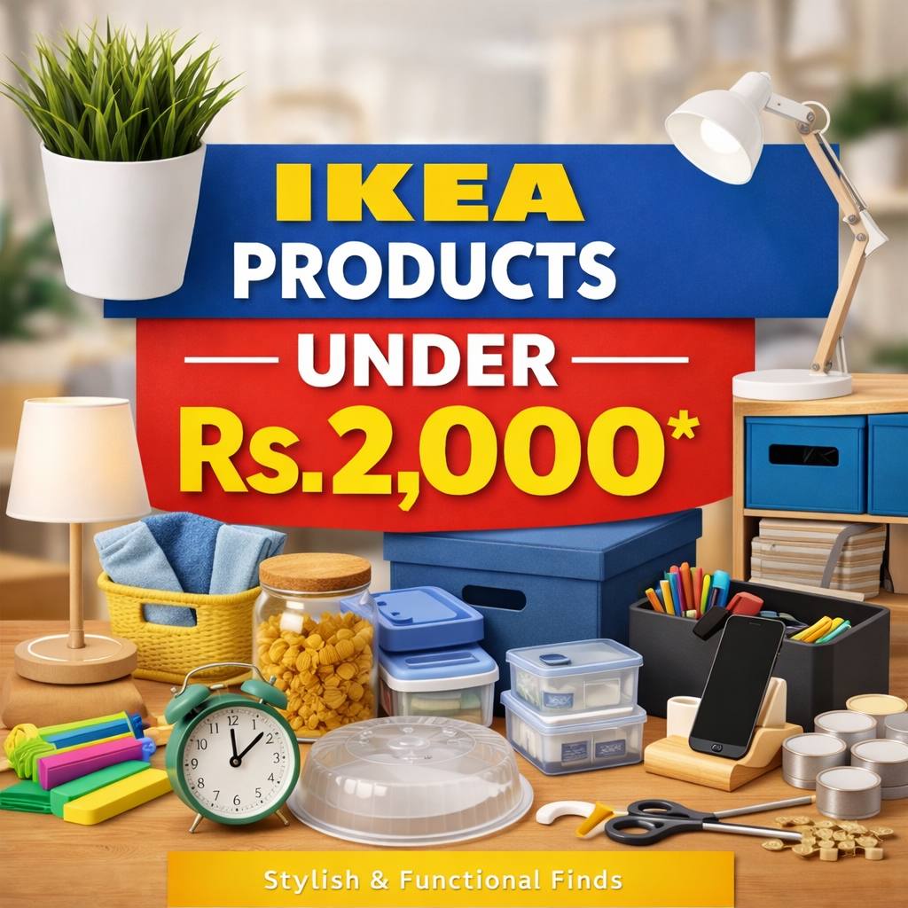 Affordable IKEA products under Rs. 2,000 including home accessories and kitchen items in Pakistan