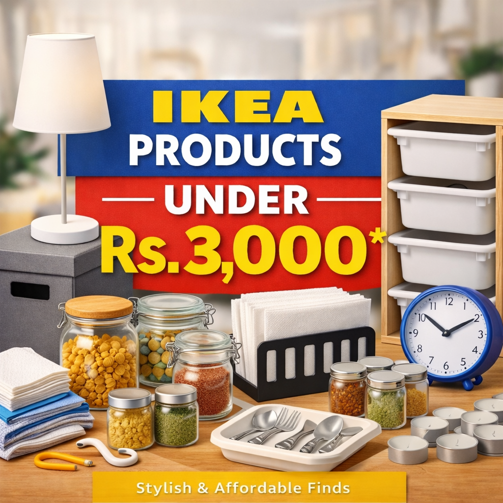 Affordable IKEA products under Rs. 3,000 including home accessories and kitchen items in Pakistan