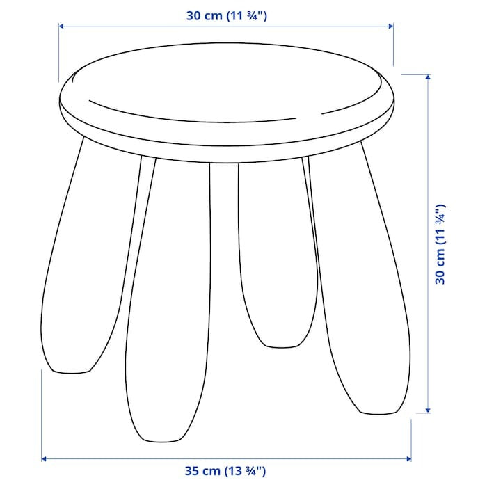 IKEA MAMMUT Children's Stool for kids.