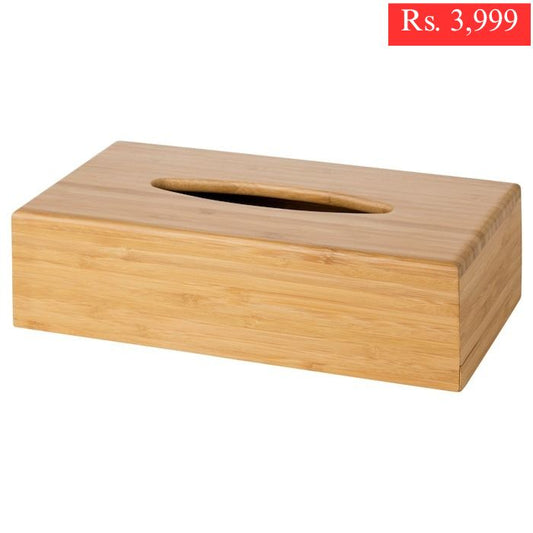 IKEA box for tissues in bamboo wood material.