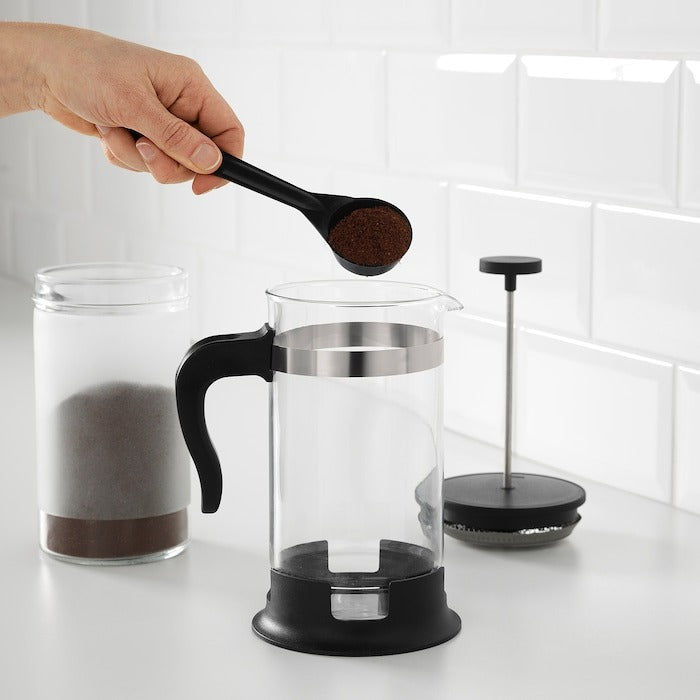 IKEA coffee maker and tea maker in black color.