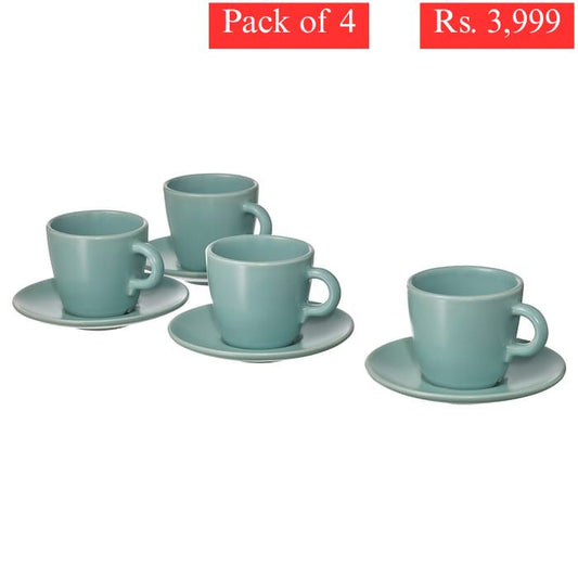 IKEA FARGKLAR Cup with saucer.