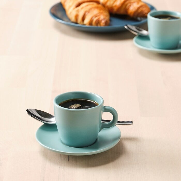 IKEA FARGKLAR Cup with saucer
