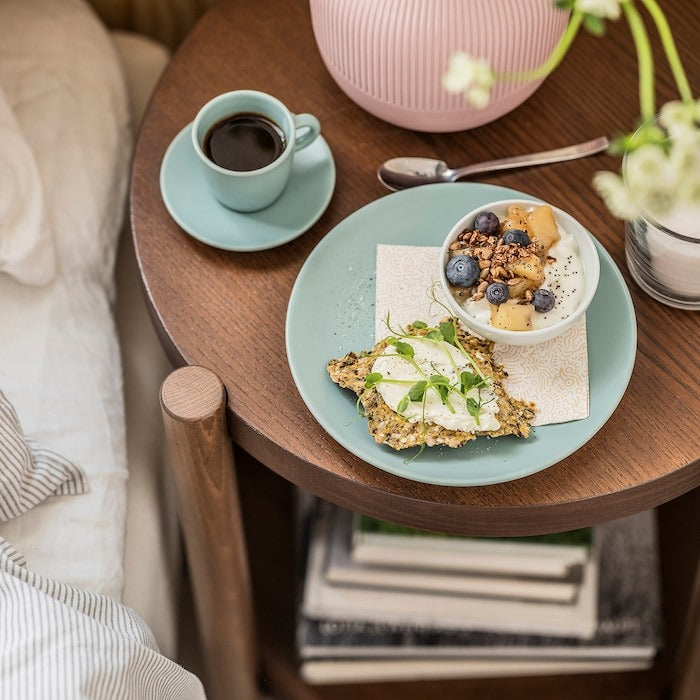 IKEA FARGKLAR Cup with saucer