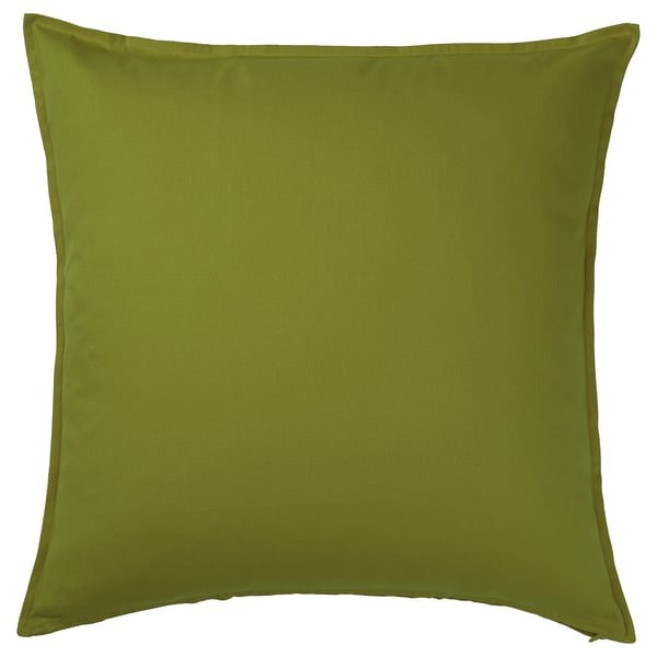 IKEA Cushion Cover Dark Yellow Green Size 65x65 cm GURLI.
