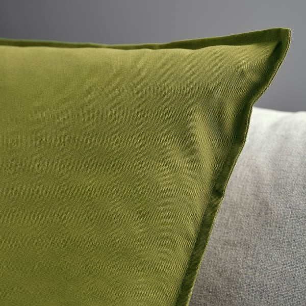 IKEA Cushion Cover Dark Yellow Green Size 65x65 cm GURLI.