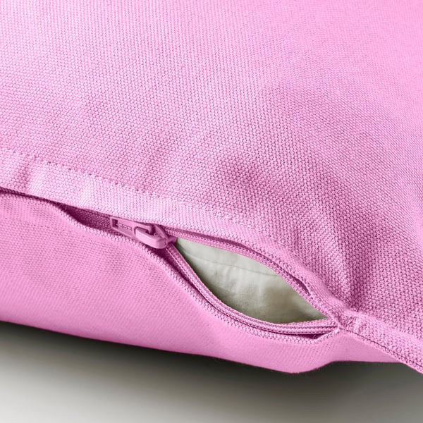 IKEA Pink Cushion Cover 50x50 cm – Decorative Pillow Cover for Sofa & Bed.