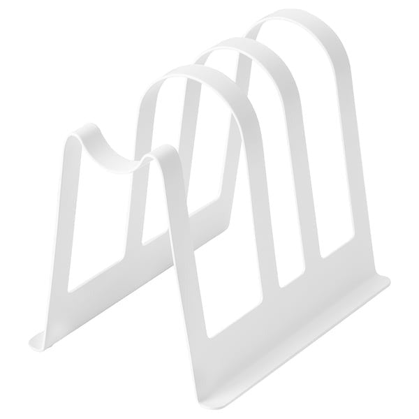 IKEA Cutting Board and Lid Stand in White Color AVSTEG.