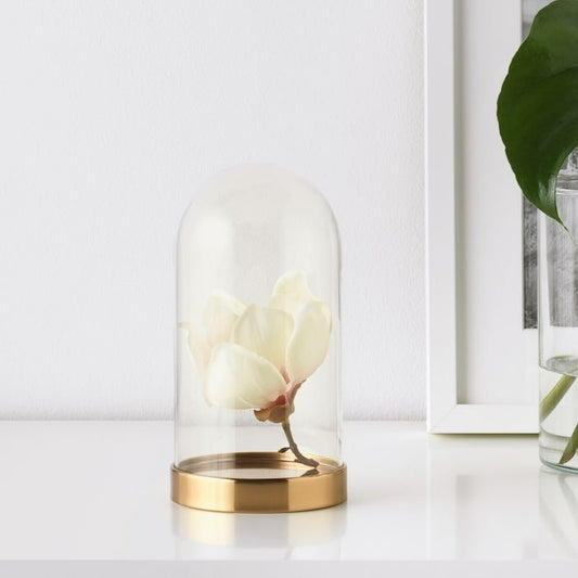 IKEA glass dome with base.