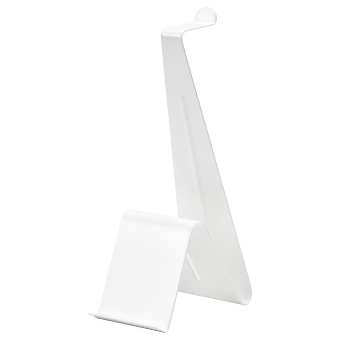 IKEA MOJLIGHET Headset/tablet stand in white color.