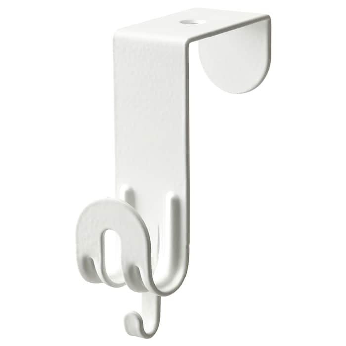 IKEA SEKINER hook for door in white color.