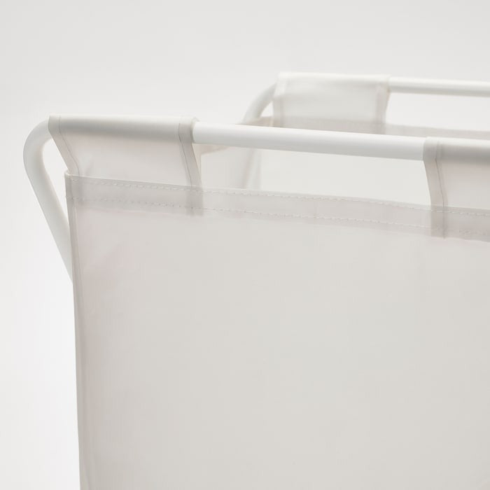 IKEA JALL Laundry Bag with Stand in White Color.