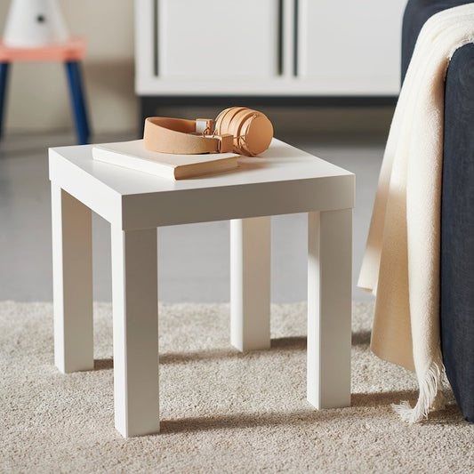 IKEA LACK Side table in white color size 35x35 cm.
