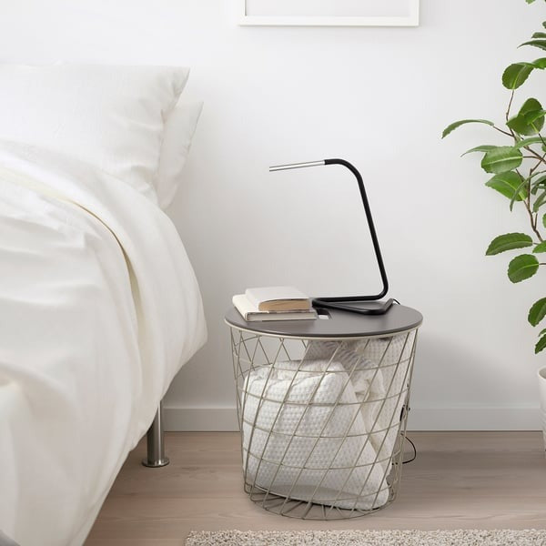 IKEA LED work lamp in black colour HARTE.