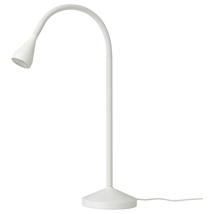 IKEA NAVLINGE LED work lamp in white color.