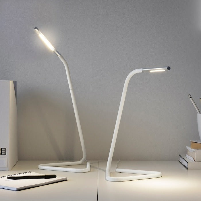 IKEA LED HARTE Work Lamp in White Color.