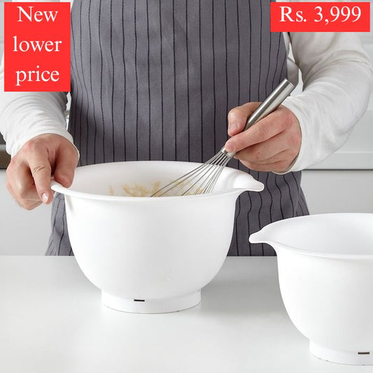IKEA mixing bowl set of 2 in white color.