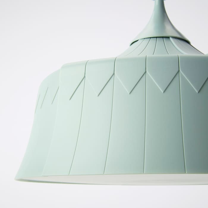 IKEA Pendant Lamp in green color.