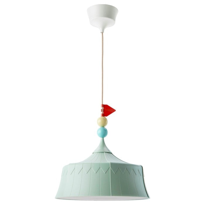 IKEA Pendant Lamp in green color.